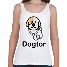 PRINTFASHION DoGtor - Női atléta - Fehér