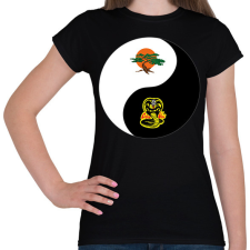 PRINTFASHION Dojo yin-yang - Női póló - Fekete női póló