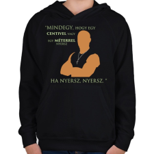 PRINTFASHION Dominic Toretto - Gyerek kapucnis pulóver - Fekete gyerek pulóver, kardigán