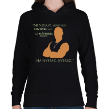 PRINTFASHION Dominic Toretto - Női kapucnis pulóver - Fekete női pulóver, kardigán