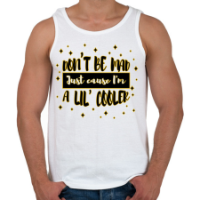 PRINTFASHION Don't be mad - Férfi atléta - Fehér atléta, trikó