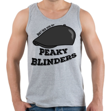 PRINTFASHION Don't fck with the Peaky Blinders! - Férfi atléta - Sport szürke atléta, trikó