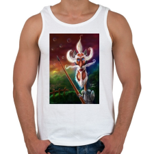 PRINTFASHION DonQuijote - Férfi atléta - Fehér atléta, trikó