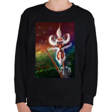 PRINTFASHION DonQuijote - Gyerek pulóver - Fekete gyerek pulóver, kardigán