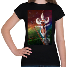 PRINTFASHION DonQuijote - Női póló - Fekete
