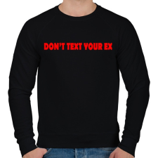 PRINTFASHION Dont... - Férfi pulóver - Fekete férfi pulóver, kardigán