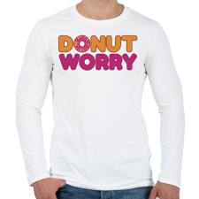 PRINTFASHION Donut-01 - Férfi hosszú ujjú póló - Fehér férfi póló