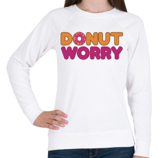 PRINTFASHION Donut-01 - Női pulóver - Fehér