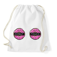 PRINTFASHION Donut Touch - Sportzsák, Tornazsák - Fehér tornazsák