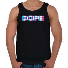 PRINTFASHION Dope - Férfi atléta - Fekete