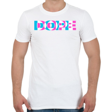 PRINTFASHION Dope - Férfi póló - Fehér férfi póló