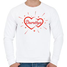 PRINTFASHION Dorottya - Férfi pulóver - Fehér