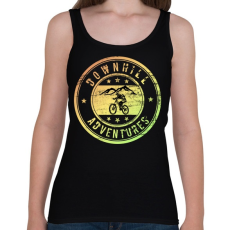 PRINTFASHION downhill adventures - Női atléta - Fekete