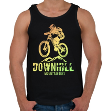 PRINTFASHION downhill - Férfi atléta - Fekete