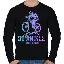 PRINTFASHION downhill - Férfi pulóver - Fekete férfi pulóver, kardigán