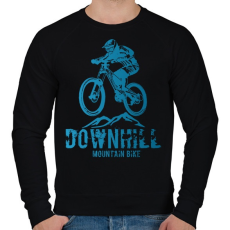 PRINTFASHION downhill - Férfi pulóver - Fekete