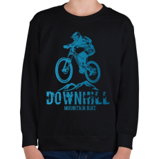 PRINTFASHION downhill - Gyerek pulóver - Fekete