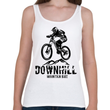 PRINTFASHION downhill - Női atléta - Fehér női trikó