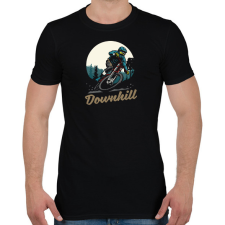 PRINTFASHION Downhill sötét alaphoz - Férfi póló - Fekete férfi póló