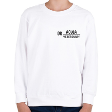 PRINTFASHION Dr.Acula - Veterinary - Gyerek pulóver - Fehér