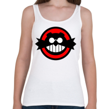 PRINTFASHION dr robotnik - Női atléta - Fehér női trikó