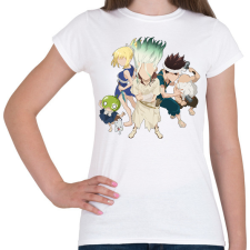 PRINTFASHION Dr. Stone team - Női póló - Fehér női póló