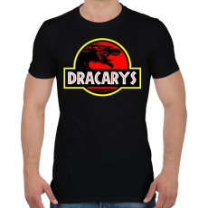 PRINTFASHION Dracarys - Férfi póló - Fekete