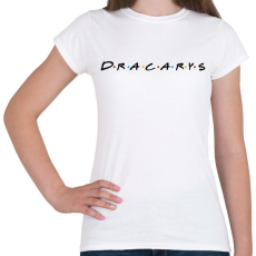 PRINTFASHION Dracarys friends - Női póló - Fehér