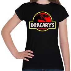 PRINTFASHION Dracarys - Női póló - Fekete