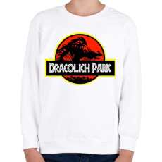 PRINTFASHION Dracolich Park - Gyerek pulóver - Fehér