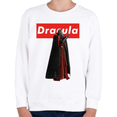 PRINTFASHION Dracula - Gyerek pulóver - Fehér