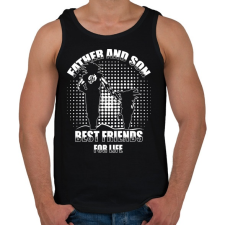 PRINTFASHION Dragon Ball APA és FIA - Férfi atléta - Fekete atléta, trikó