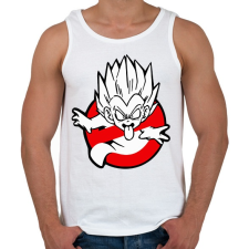 PRINTFASHION Dragon ball busters - Férfi atléta - Fehér atléta, trikó