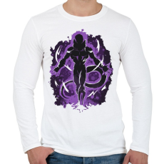 PRINTFASHION Dragon Ball - Dermesztő - Férfi hosszú ujjú póló - Fehér