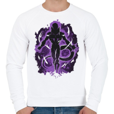 PRINTFASHION Dragon Ball - Dermesztő - Férfi pulóver - Fehér férfi pulóver, kardigán