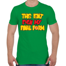 PRINTFASHION Dragon Ball - Ez még nem a végső formám - Férfi póló - Zöld férfi póló