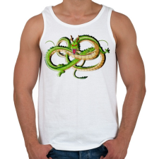 PRINTFASHION dragon ball - Férfi atléta - Fehér atléta, trikó