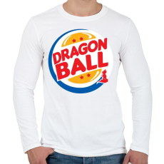PRINTFASHION Dragon Ball - Férfi hosszú ujjú póló - Fehér