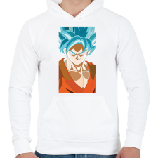PRINTFASHION Dragon Ball - Férfi kapucnis pulóver - Fehér férfi pulóver, kardigán