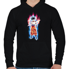 PRINTFASHION dragon ball - Férfi kapucnis pulóver - Fekete férfi pulóver, kardigán