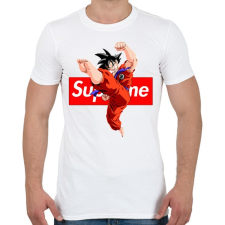 PRINTFASHION Dragon Ball - Férfi póló - Fehér férfi póló