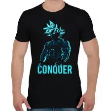 PRINTFASHION Dragon ball - Férfi póló - Fekete férfi póló
