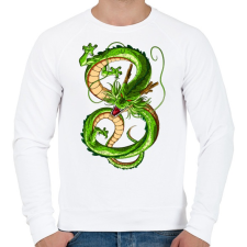 PRINTFASHION DRAGON BALL - Férfi pulóver - Fehér férfi pulóver, kardigán
