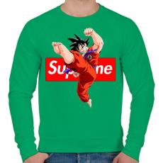 PRINTFASHION Dragon Ball - Férfi pulóver - Zöld