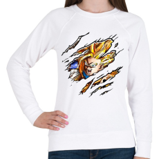 PRINTFASHION Dragon Ball Fighter - Női pulóver - Fehér