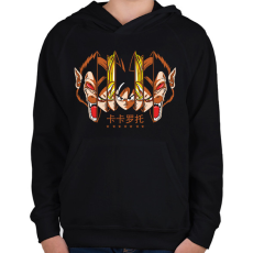 PRINTFASHION Dragon Ball - Gyerek kapucnis pulóver - Fekete