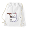 PRINTFASHION Dragon Ball karakter - Sportzsák, Tornazsák - Fehér