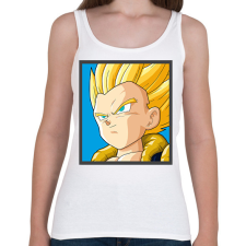 PRINTFASHION Dragon ball karakterek12 - Női atléta - Fehér női trikó