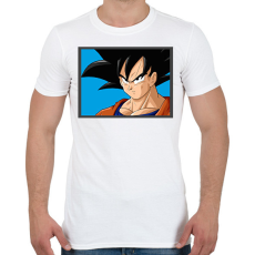 PRINTFASHION Dragon ball karakterek18 - Férfi póló - Fehér