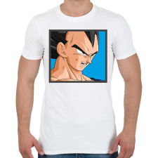 PRINTFASHION Dragon ball karakterek1 - Férfi póló - Fehér férfi póló